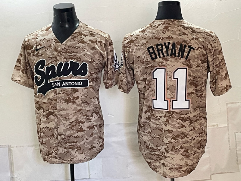 Men San Antonio Spurs #11 Bryant camo Nike 2026 NBA Jersey 10190